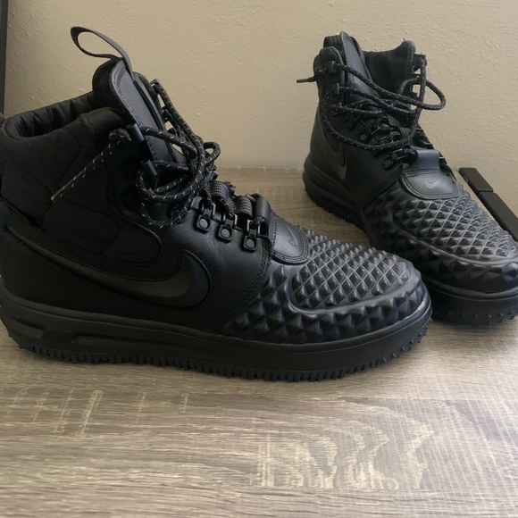 Nike Lunar Force 1 Duck Boot Black - Picture 5 of 7